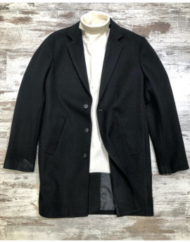 Cappotto basic slim fit col. nero