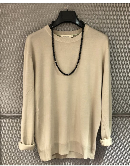Maglia Gianni Lupo melange col. ocra