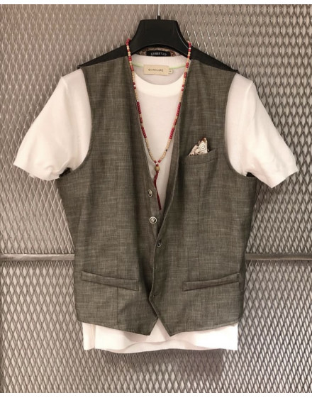 Gilet Gianni Lupo col. beige