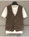 Gilet Gianni Lupo col. blu