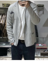 Giacca in maglia col. verde