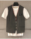 Gilet Street22 col. blu