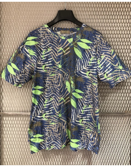 T-shirt Gianni Lupo in maglia col. green