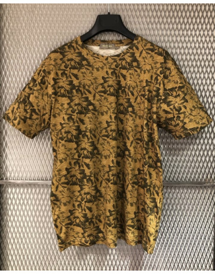 T-shirt Gianni Lupo floreale col. blu