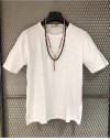 T-shirt Gianni Lupo floreale col. tabacco