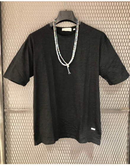 T-shirt Gianni Lupo basic col. cielo