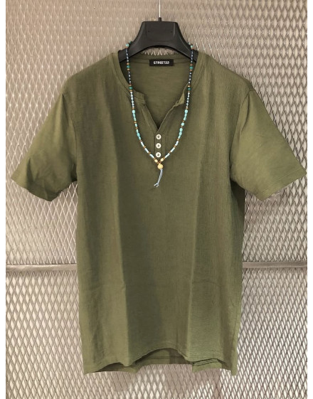 T-shirt Street22 lino/cotone