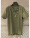 T-shirt Street22 lino/cotone