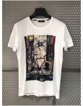 T-shirt Street22 col. bianco