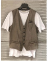 Gilet Street22 riga col. blu