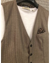 Gilet Street22 riga col. blu
