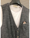 Gilet Street22 riga col. camel