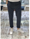 Pantalone Street22 riga col. blu
