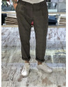 Pantalone Street22 riga col. blu