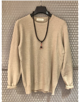 Maglia Gianni Lupo basic col. beige