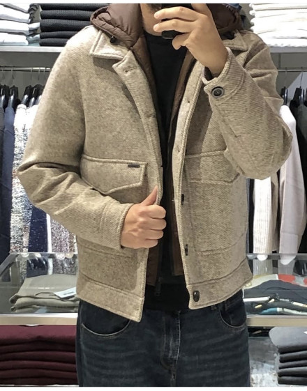 Giubbotto Street22  doppiopetto col. panna