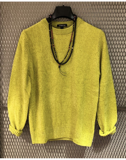 Maglione Street22 puntinato col. blu