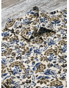 Camicia Street22 fiori col. bianco