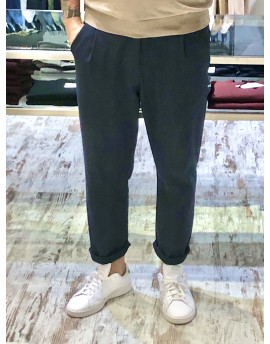 Pantalone Street22 armaturato col.blu